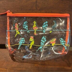Vera Bradley Travel Plastic Cosmetic Bag